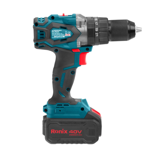 دریل شارژی 40 ولت رونیکس مدل 8905-40V - Image 7