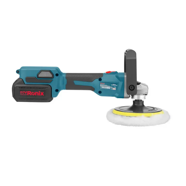 پولیش شارژی براشلس 20 ولت 4 آمپر رونیکس مدل 8652 - Image 7