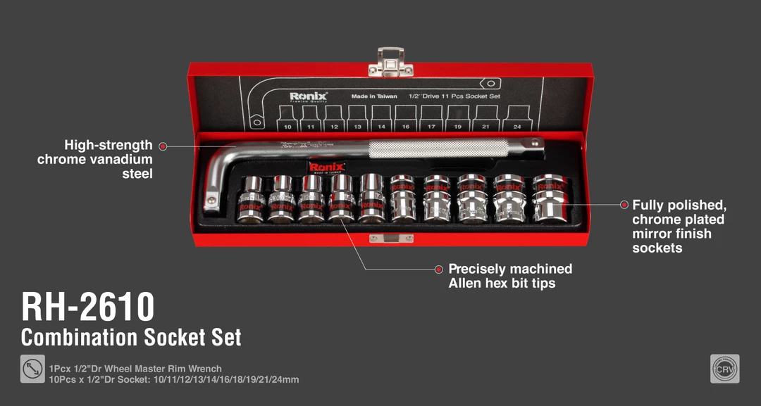 جعبه بکس 11 پارچه رونیکس مدل RH-2610 - Image 4