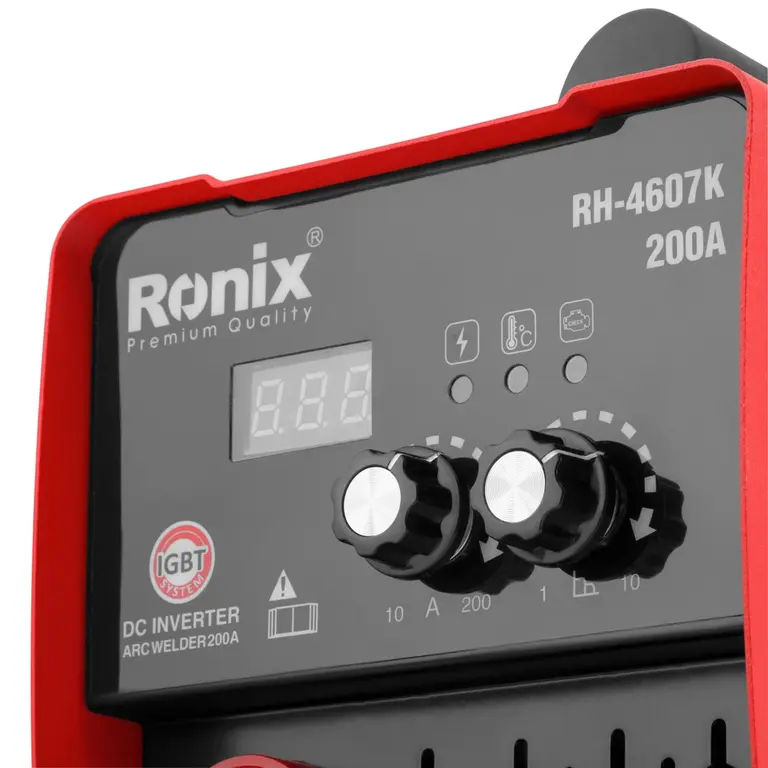 اینورتر جوشکاری 200 آمپر کیفی رونیکس مدل RH-4607K - Image 3