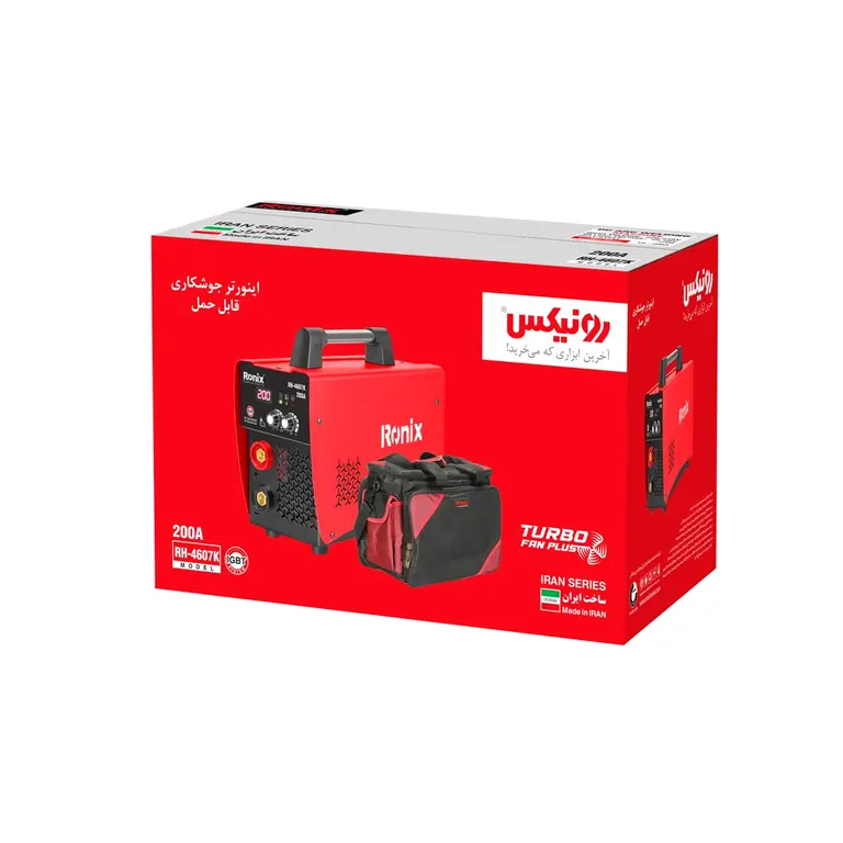 اینورتر جوشکاری 200 آمپر کیفی رونیکس مدل RH-4607K - Image 5