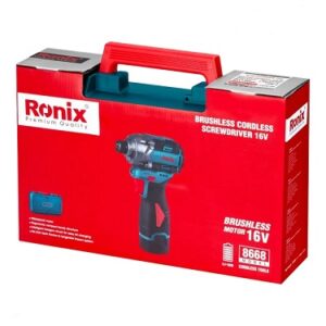 پیچ گوشتی شارژی براش لس رونیکس مدل 8668 9 1744723013101221332
