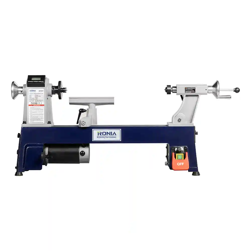 دستگاه خراطی رونیا R-WL455 با طول کار ۴۵۵ میلیمتر و سه محدوده سرعت 1 دستگاه خراطی رونیا R-WL455
