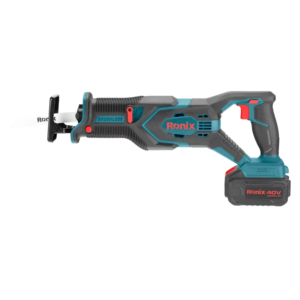 اره افقی بر شارژی رونیکس 8904-40V براش‌لس ۴۰ ولت با دو باتری و کیف BMC - تصویر 2